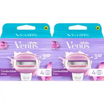 Etos Gillette Venus ComfortGlide Breeze Navulmesjes Duopak 8 Stuks aanbieding