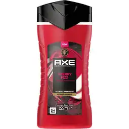 Etos Axe Cherry Fizz Showergel 225 ML aanbieding