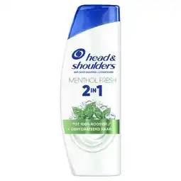 Etos Head & Shoulders Menthol Fresh 2in1 Anti-Roos Shampoo & Conditioner 300 ML aanbieding