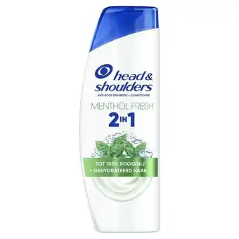 Etos Head & Shoulders Menthol Fresh 2in1 Anti-Roos Shampoo & Conditioner 300 ML aanbieding
