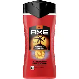 Etos AXE Sunset Fresh Showergel 250 ML aanbieding