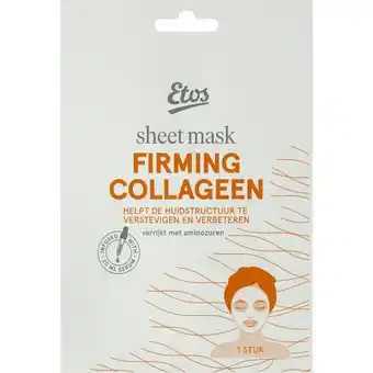 Etos Etos Firming Collagen Sheet Mask aanbieding