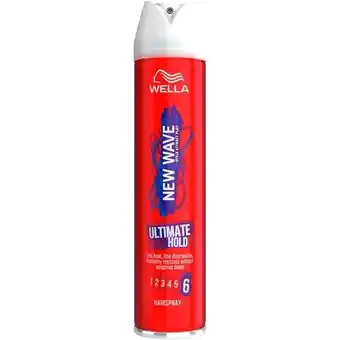 Etos Wella New Wave Ultimate Hold Haarspray 400 ML aanbieding
