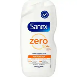 Etos Sanex Zero % Nourishing Douchegel 400 ML aanbieding