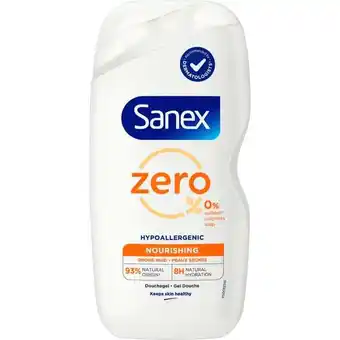 Etos Sanex Zero % Nourishing Douchegel 400 ML aanbieding
