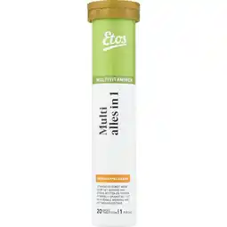 Etos Etos Multi Alles-in-1 Bruistablet Sinaasappel 20 stuks aanbieding
