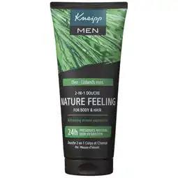 Etos Kneipp Men 2-in-1 Nature Feeling Douchegel 200 ml aanbieding
