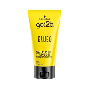 Etos Schwarzkopf Got2b Glued Styling Gel 150 ML aanbieding
