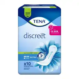 Etos TENA Discreet Extra Verbanden 10 stuks aanbieding