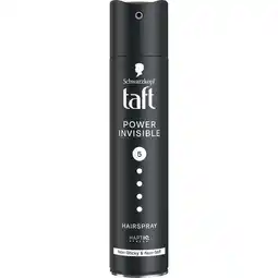 Etos Taft Styling Power Invisible Haarspray 250 ML aanbieding