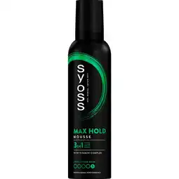 Etos Syoss Max Hold Haarmousse 250 ML aanbieding