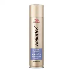 Etos Wella WellaFlex 2nd Day Volume Extra Strong Haarspray 250 ML aanbieding
