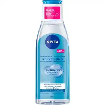 Etos NIVEA Refreshing Micellair Water Normale Huid 200 ML aanbieding