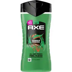 Etos AXE Jungle Fresh 3-in-1 Douchegel 250 ml aanbieding
