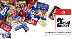 Jumbo A-merk chocolade of snoep uitdeelzakken aanbieding