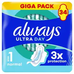 Etos ALWAYS ULTRA PADS NORM WINGS 34 - GP aanbieding