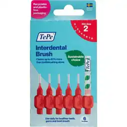 Etos TePe Interdentale Ragers Original RoodISO maat 2 – 0,5 mm (6 stuks) aanbieding