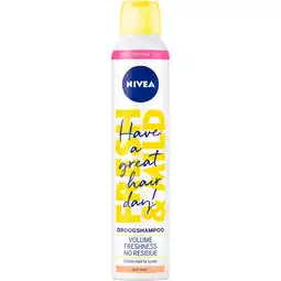 Etos NIVEA Fresh Revive 3-In-1 Droogshampoo Voor Licht Haar 200 ML aanbieding