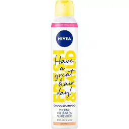 Etos NIVEA Fresh Revive 3-In-1 Droogshampoo Voor Licht Haar 200 ML aanbieding