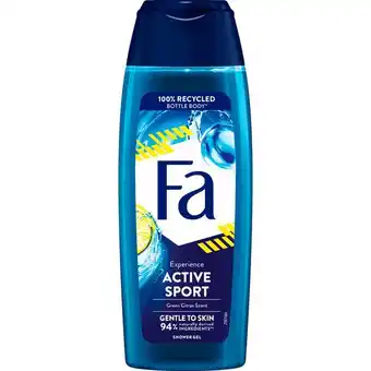 Etos Fa Sport Showergel 250 ML aanbieding