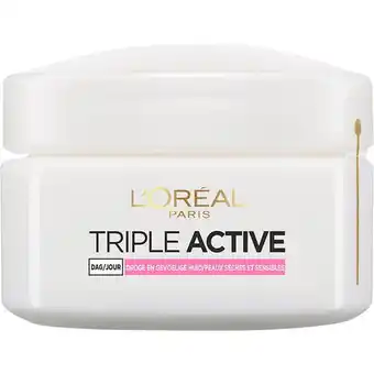 Etos L'Oréal Paris Triple Active Dagcrème Droge Huid 50 ML aanbieding