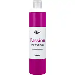 Etos Etos Passion Showergel 300 ML aanbieding