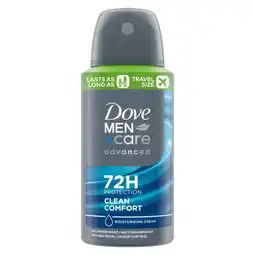 Etos Dove Men+Care Advanced Clean Comfort Anti-Transpirant Deospray 75 ML aanbieding