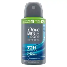 Etos Dove Men+Care Advanced Clean Comfort Anti-Transpirant Deospray 75 ML aanbieding
