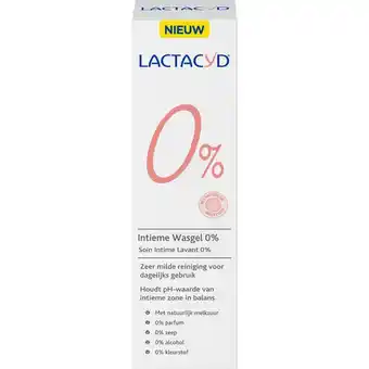 Etos Lactacyd Intieme Wasgel 0% 250 ML aanbieding
