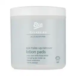 Etos Etos Eye Make-Up Remover Lotion Pads 100 stuks aanbieding