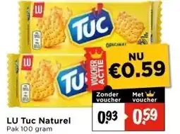 Vomar Voordeelmarkt LU Tuc Naturel aanbieding