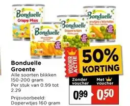 Vomar Voordeelmarkt Bonduelle Groente aanbieding