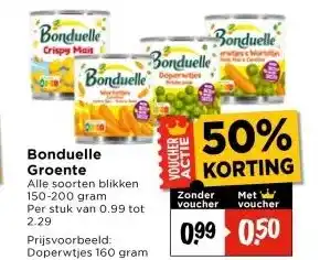 Vomar Voordeelmarkt Bonduelle Groente aanbieding