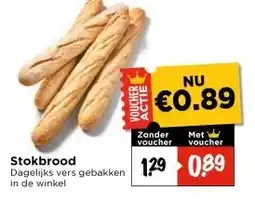Vomar Voordeelmarkt Stokbrood aanbieding