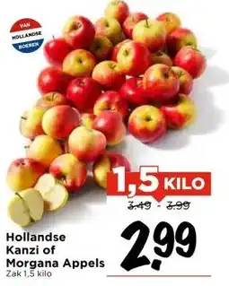 Vomar Voordeelmarkt Hollandse Kanzi of Morgana Appels aanbieding