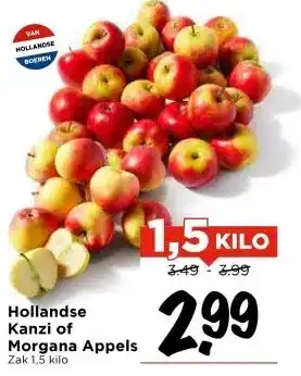 Vomar Voordeelmarkt Hollandse Kanzi of Morgana Appels aanbieding