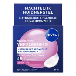 Etos NIVEA Essentials +24h Voedende Nachtcrème 50 ML aanbieding