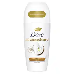 Etos Dove Advanced Care Coconut & Jasmin Anti-transpirant Deodorant Roller 50 ML aanbieding