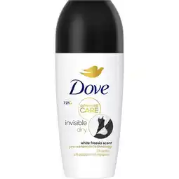 Etos Dove Advanced Care Invisible Dry Anti-Transpirant Deodorant Roller 50 ML aanbieding