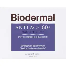 Etos Biodermal Anti Age 60+ Nachtcrème 50 ML aanbieding