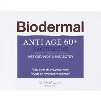 Etos Biodermal Anti Age 60+ Nachtcrème 50 ML aanbieding