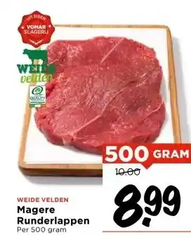 Vomar Voordeelmarkt Magere Runderlappen aanbieding