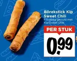 Vomar Voordeelmarkt Börekstick Kip Sweet Chili aanbieding