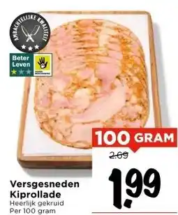 Vomar Voordeelmarkt Versgesneden Kiprollade aanbieding