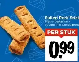 Vomar Voordeelmarkt Pulled Pork Stick aanbieding