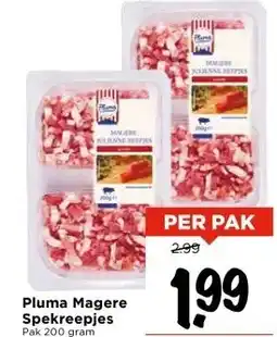 Vomar Voordeelmarkt Pluma Magere Spekreepjes aanbieding