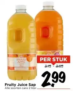 Vomar Voordeelmarkt Fruity Juice Sap aanbieding