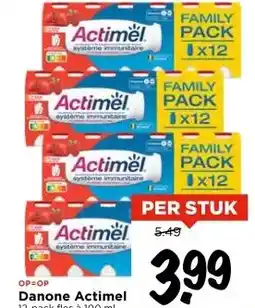 Vomar Voordeelmarkt Danone Actimel aanbieding