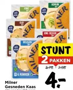 Vomar Voordeelmarkt Milner Gesneden Kaas aanbieding