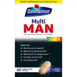 Etos Davitamon Compleet Man Tabletten aanbieding
